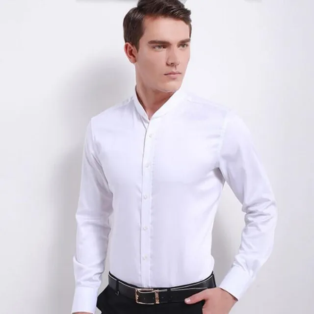 New style men shirt fashion groom wedding shirt prom shirt high quality ...