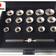 В 15 размерах S/S часы задняя крышка открывалка штампа для удаления Breit инструмент с кожаный комплект