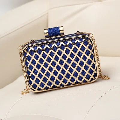 Luxury Hollow Out Evening Bag Girl Clutch Diamond Party Purse Pochette Soiree Women Evening Handbag Wedding Clutch Bag