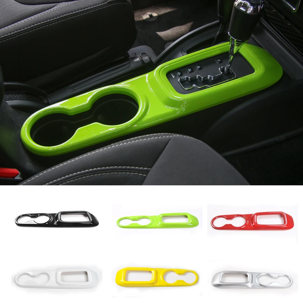 Black / Red /White /Green /Yellow /Silver ABS Front Cup Holder Cover