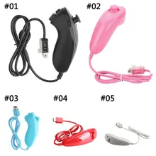 Пульт дистанционного управления левосторонний игровой джойстик для nintendo wii USB порт пульт дистанционного управления с 5 цветами