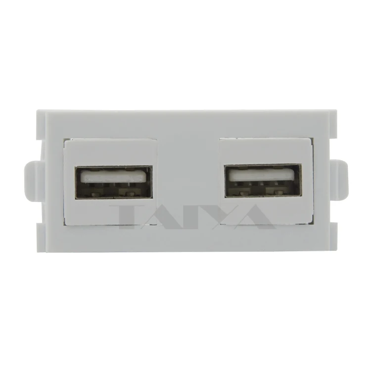 Настенный USB разъем Keystone с винтовым коннектором|keystone usb|usb wall platewall plate |