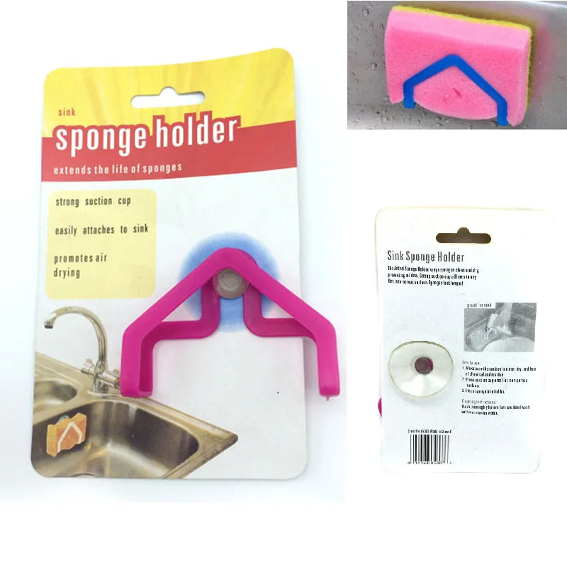 1 PCS Sponges Kitchen Cleaning Cloths Plastic Hook New Kitchen