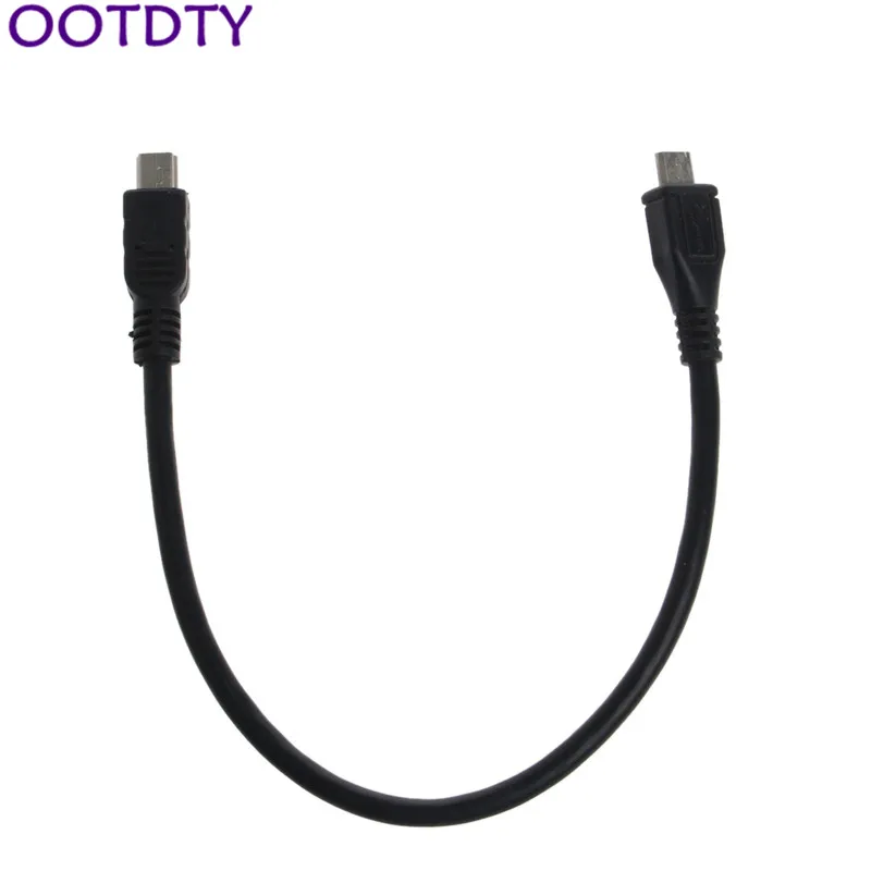 المصغّر USB 5 دبوس B ذكر إلى البسيطة USB 5 دبوس ذكر محول محول كابل البيانات الحبل