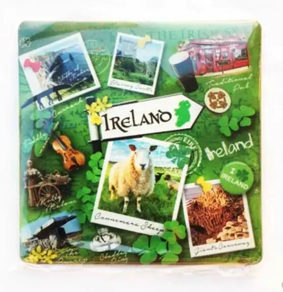 United Kingdom Dublin Ireland Scotland 3D Fridge Tourism