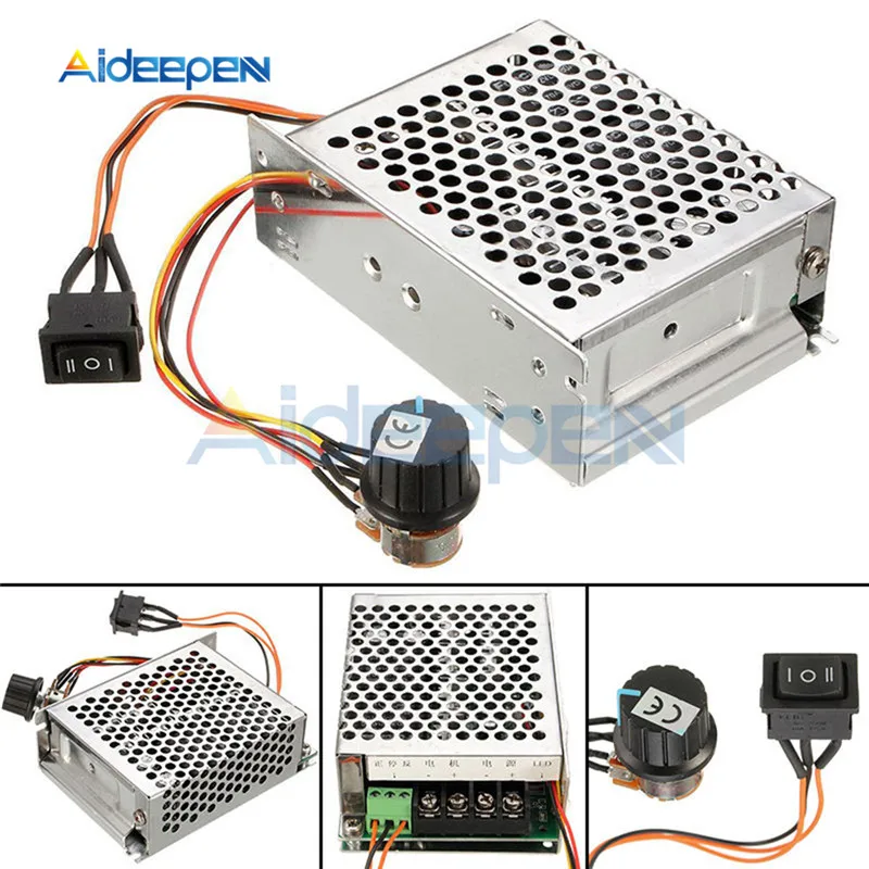 DC10-50V 40A DC Motor Speed Control Reversible PWM Controller Regulator switch