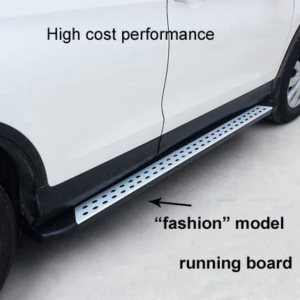 Новое поступление боковой шаг боковой бар бег доска для Renault Kadjar, три модели, загрузка 300 кг, HITOP-5 лет внедорожник - Название цвета: fashion model