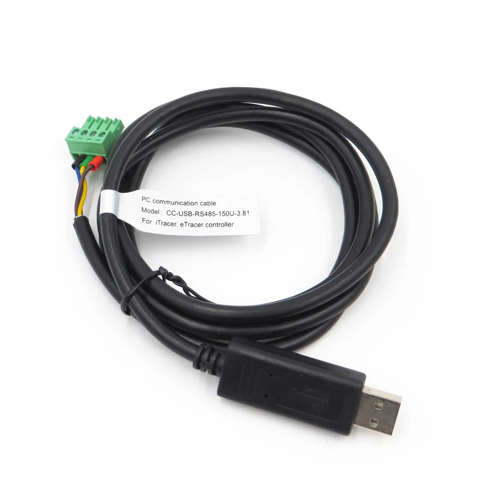 

Connect Wire CC-USB-RS485-150U-3.81 PC Communication Cable for EPsolar Itracer Etracer MPPT Solar Charge Controller