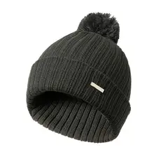 Горячая осень зима женская вязаная шапка с помпоновая шапочка Теплая Повседневная шапка для активного отдыха MSK66