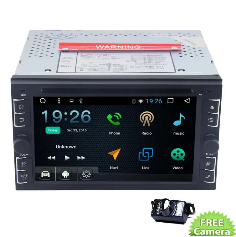 Flash Deal 2GB RAM 6.2" Android 6.0 Car DVD Player Radio Stereo GPS Navi 3G WIFI OBD2 DAB+ 2