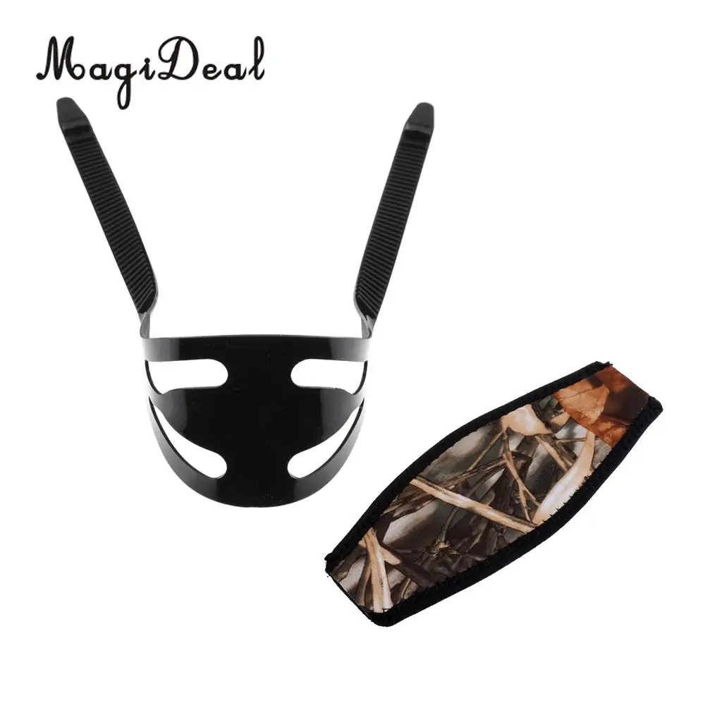 Black Silicone Dive Mask Strap Replacement, Neoprene Strap Cover