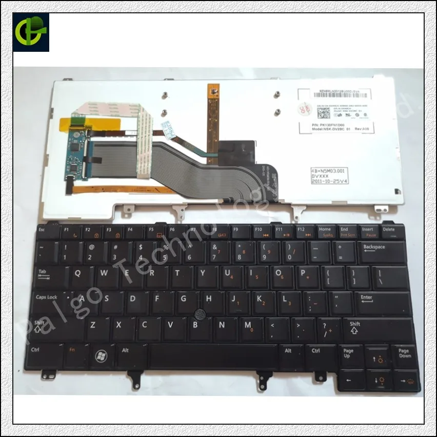 Клавиатура с подсветкой для DELL E6420 E5420 E5430 E6220 E6320 E6330 E6430 E6430ATG E5420M E6430S xt3 E6440 e6230 US1 |