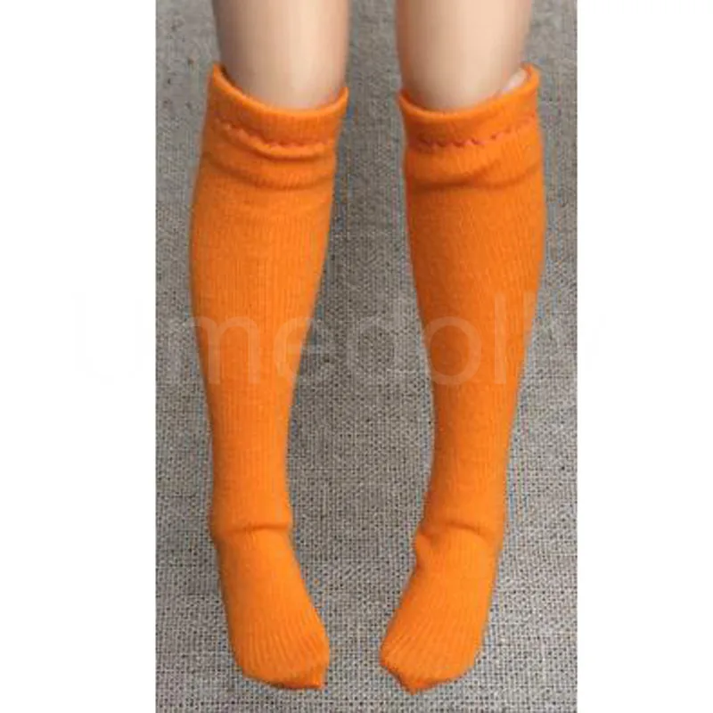1 Pair Solid Color Knee high Sock Blyth Momoko Barbies Azone Licca 1/6 Doll Clothes Accessories doll accessories doll clothes doll clothes accessories barbie doll clothes