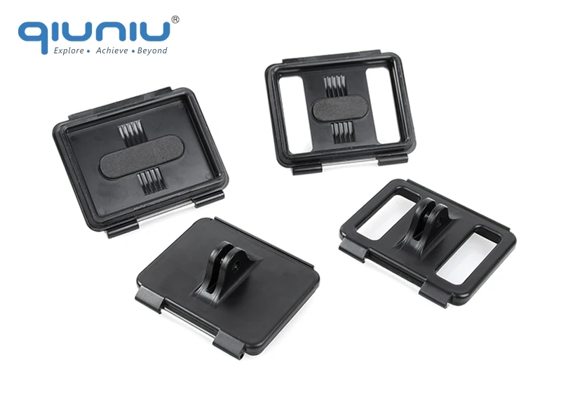 

QIUNIU 4 in 1 Backdoor Mount Waterproof Open Door Back Case Cover for GoPro Hero 4 3+ 3 Housing Case For Go Pro Accessories