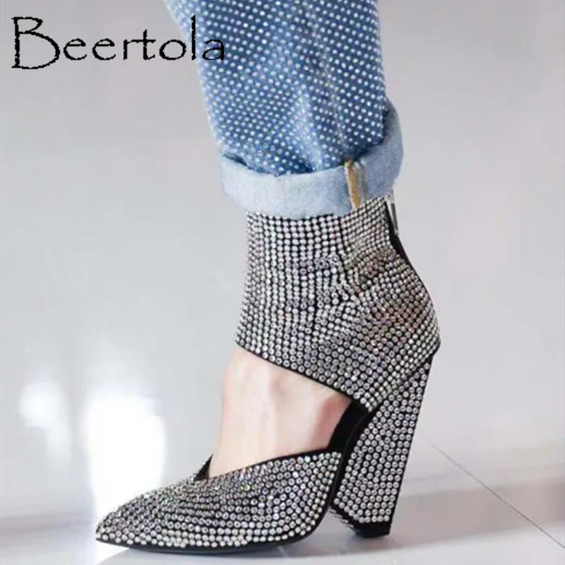 Laufsteg Stiefel Damen Pumpen Picture Transparente Keil Schuhe 2019 Heels Spike Spitz Volle As Sommer Sandalen Frauen as Kristall Picture ROnCqw7n