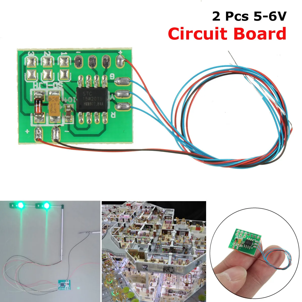 2Pcs DIY Scale Construction Sand Table Model Circuit Board Traffic Light Signal Model HO Scale Train Railway Miniatures 2Pcs DIY Scale Construction Sand Table Model Circuit Board Traffic Light Signal Model HO Scale Train Railway Miniatures