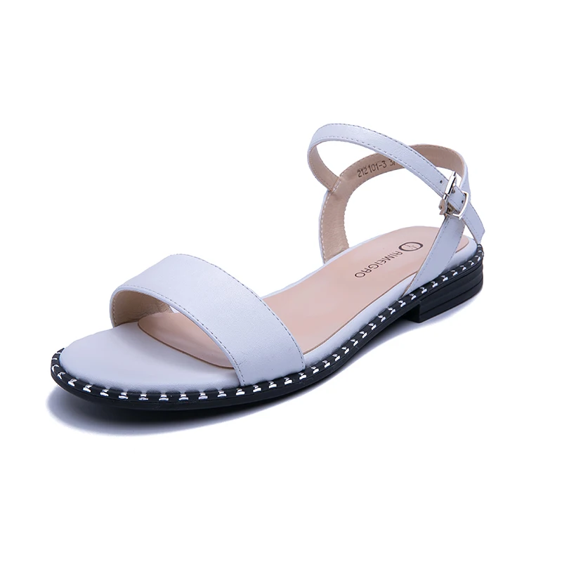 AIMEIGAO/Новинка года; летние сандалии; женские повседневные сандалии на плоской подошве; удобные сандалии для женщин; женская обувь; большие размеры - Цвет: white