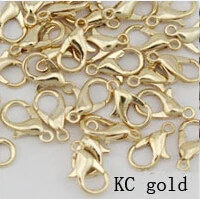 

lobster clasp Hooks Claw crimp Spring Snap Cord Textured Connectors jewelry making Chain Bracelet Craft kit alambre manualidades