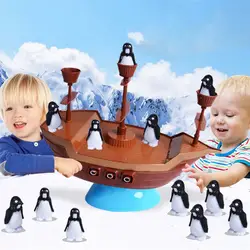 Детские игрушки Интеллект игрушка Баланс Пингвин пиратский корабль весело настольная игра для детей подарок на день рождения с легкий вес