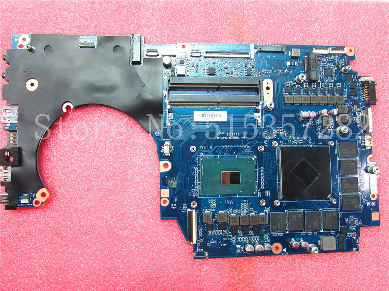 Материнская плата для ноутбука HP 17T AN материнская 929522 601 DSC RX 580 8 ГБ 100% i7 7700HQ