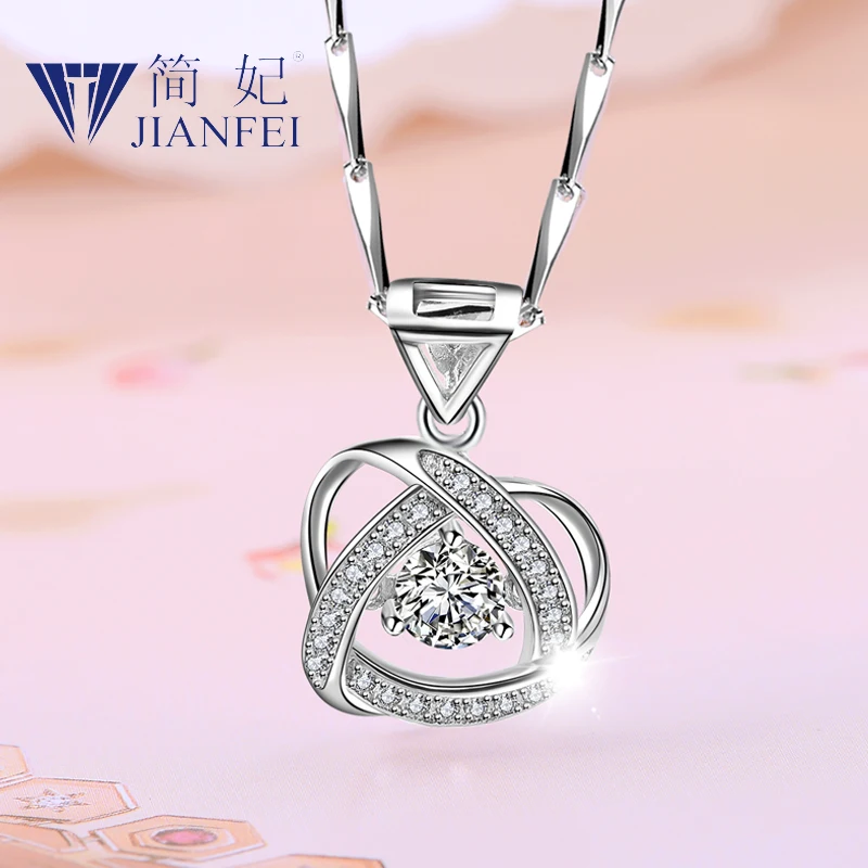 

Mobius band Arrival Europe Style Jewelry for Women Girl Gift 925 sterling silver necklace 4