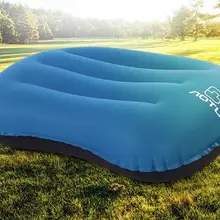 Высокое качество! надувная подушка путешествия воздушной подушке шеи Кемпинг Спальный Шестерни быстро Портативный