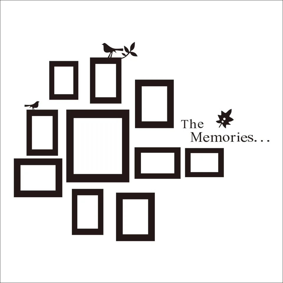 Photo Frame The Memories Wall Sticker WS034-1 (6)