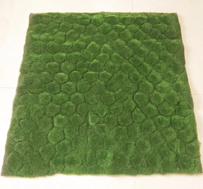 Искусственный зеленый ковер Каменная форма печать трава коврик One Centare Sward поддельный газон для украшения стен фоновое украшение