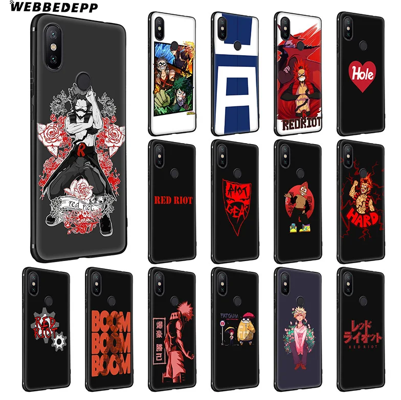 WEBBEDEPP Anime Red Riot Soft Silicone Case for Xiaomi Redmi Note 7 6 6A 5 4 4X 4A S2 Plus Pro Lite Go |