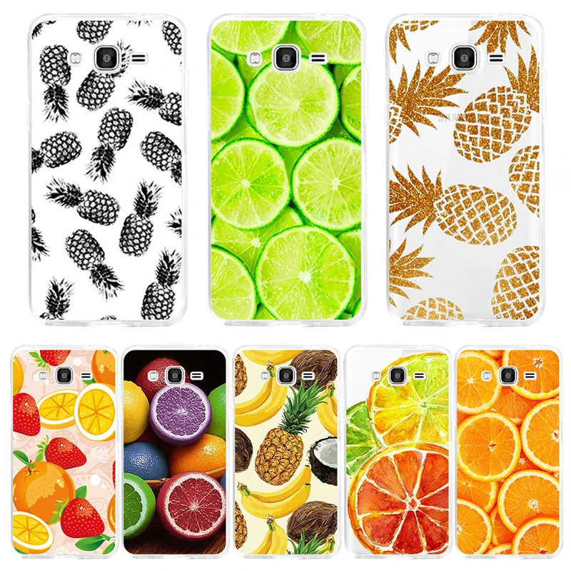 

G530 G530H G531 G531H G531F Case Fruit Cute 3D Relief Soft Silicone Back Cover Case For Coque Samsung Galaxy Grand Prime