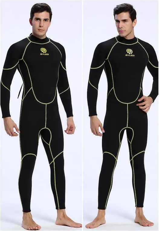 Buy 2018 3mm men Neoprene suit scuba diving clothes
