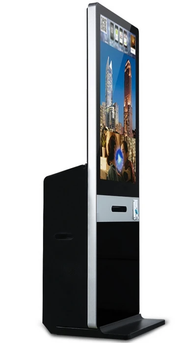 42 inch LCD tft hd Payment Photo taken totem booth kiosk terminal with printer