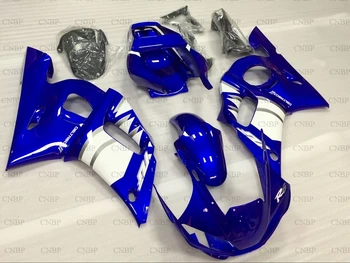 

for YAMAHA YZFR6 1998 - 2002 Abs Fairing YZF600 R6 98 99 Abs Fairing YZFR6 1999 Blue White Fairing