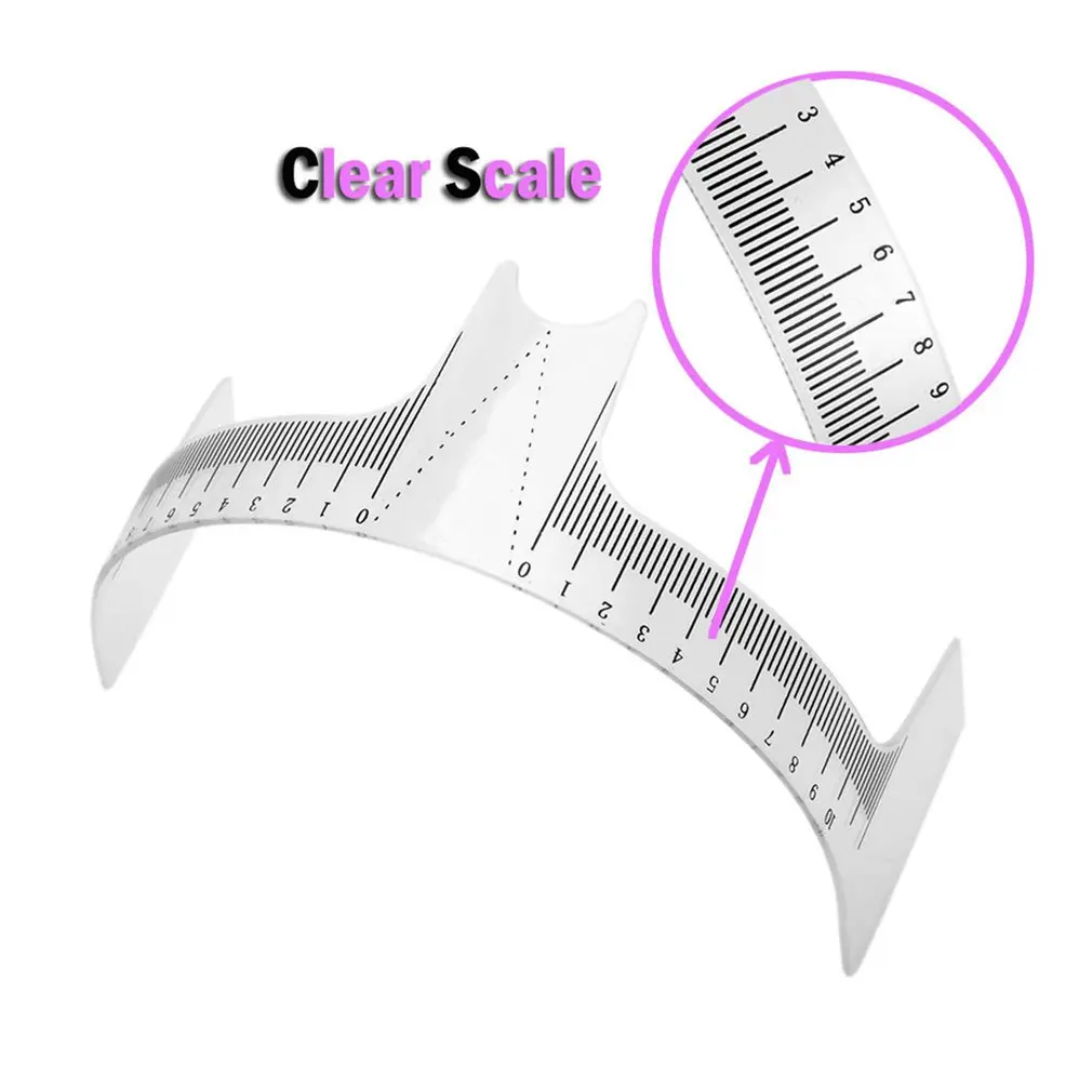 Тату маска правитель брови позиционирования линейка для бровей брови правой и левой форма правитель переносицы правитель