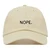 new NOPE embroidered baseball cap fashion hip hop hat summer visor outdoor sports caps adjustable dad hats 6