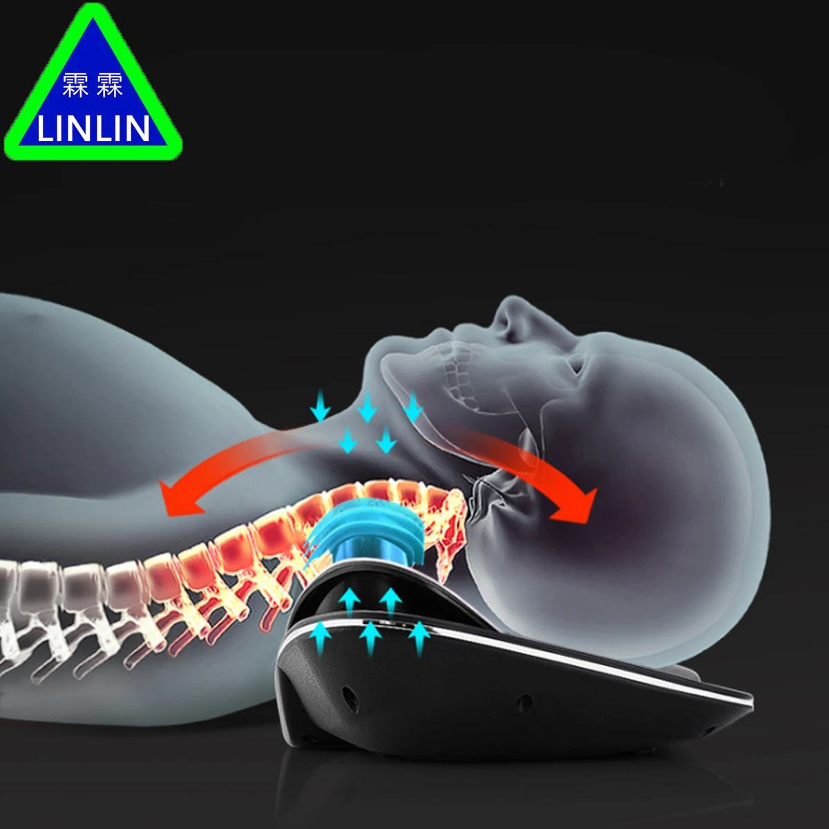 LINLIN шейного позвонка массажер многофункциональный для всего тела нагревательный массажер бытовой электрический разминающий горячий компрессор