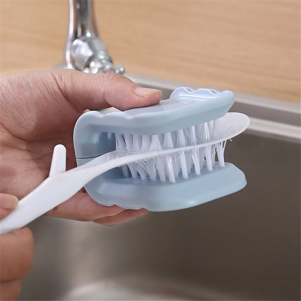 El cepillo de limpieza cepillo de filo cepillo cubiertos y cepillo de limpieza verde de seguridad cepillo de limpieza hogar