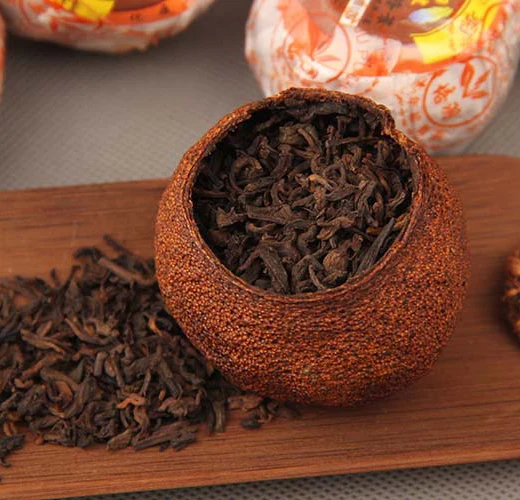 Dried Tangerine Peel Pu'er Tea Ripe Orange Peel Puer Tea Original Fragrance Xinhui Orange Pu'er