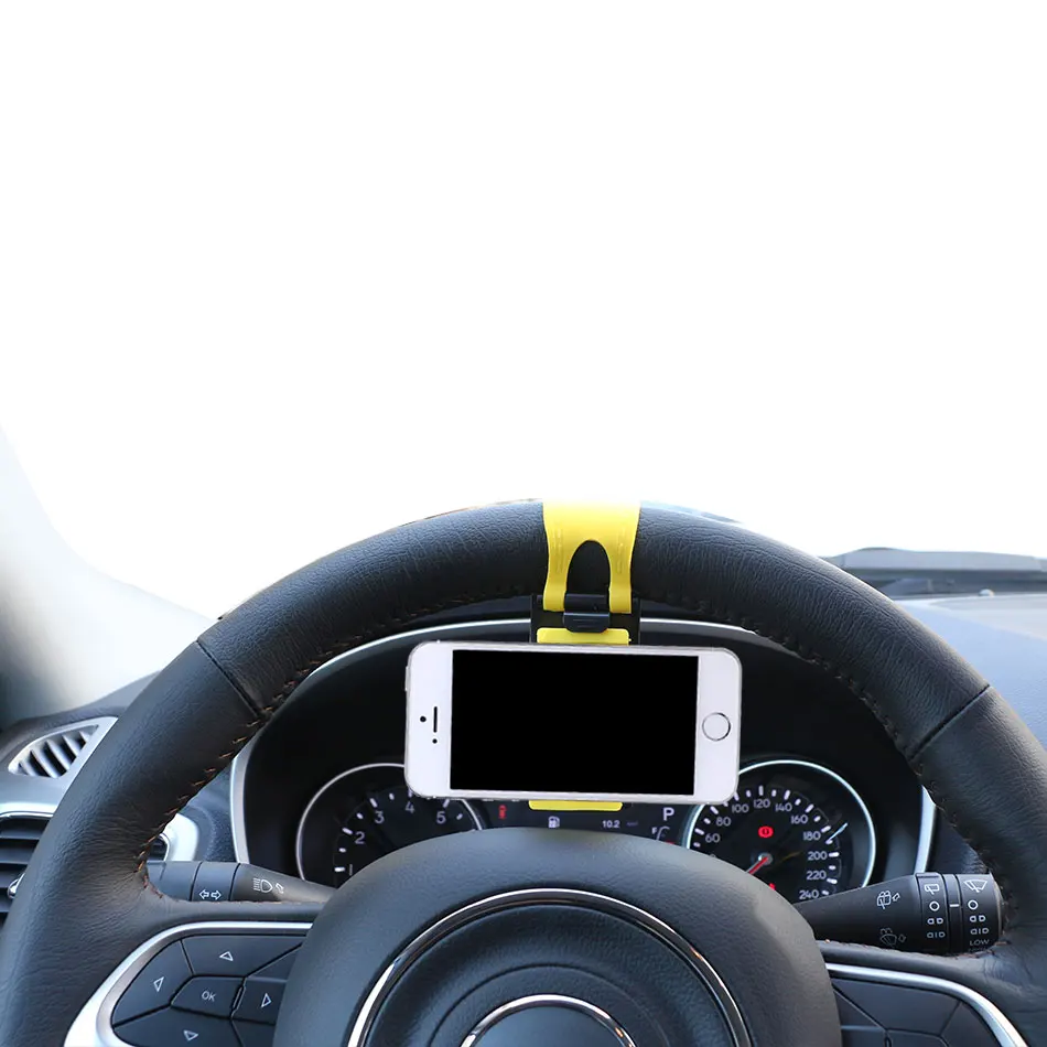 

Jameo Auto Car Steering Wheel Mobile Phone Holder for Ford Focus Fiesta Ecosport Kuga Escape Mondeo Everest Ranger Ka Explorer