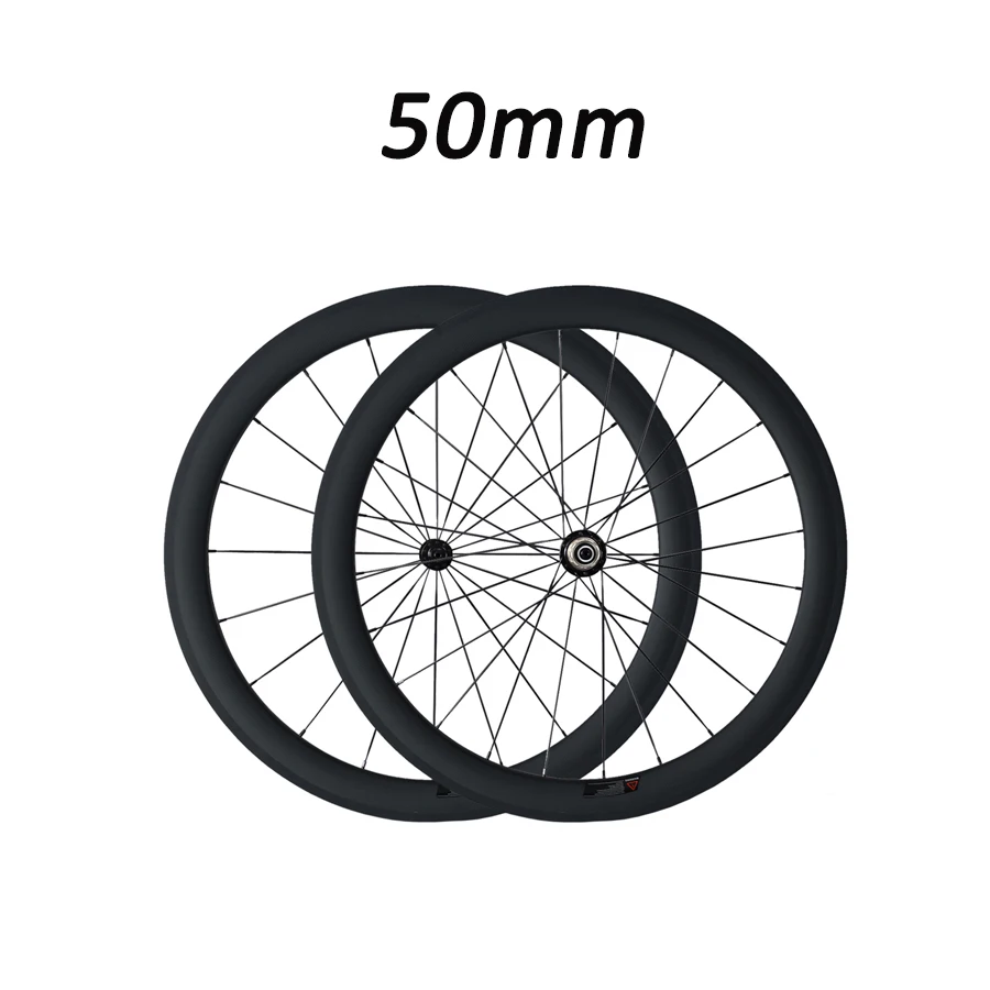 Best OZUZ Ceramic Bearing Carbon Road Bike Wheels 38mm 50mm 88mm 23mm Wide 3k Matte Clincher Tubular 23mm Bicycle Wheelset 700c cycle 3