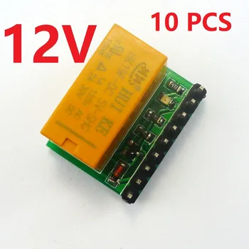

DR21C01x10 DC 12V DPDT Signal Relay Board Dual Channel selector switch Module for Stereo Audio Motor Polarity reversal PLC