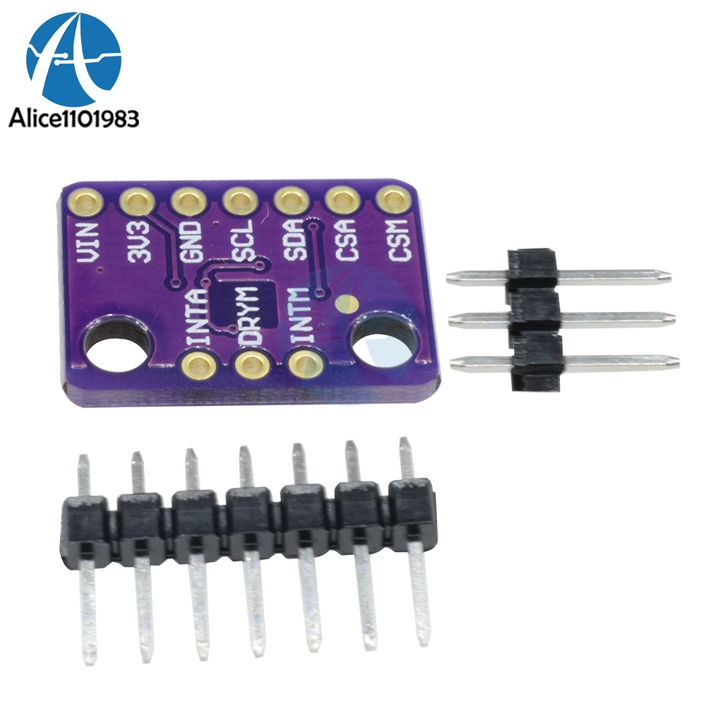 3 оси трехосевой три оси LSM303C LIS3MDL 6DOF магнитометр акселерометр магнитного Сенсор Diy Kit Электронная Модуль платы блока программного управления