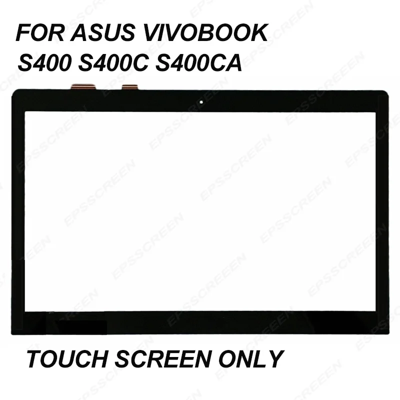 Полностью протестированный дигитайзер для ASUS VivoBook S400 S400C S400CA сенсорный экран 14