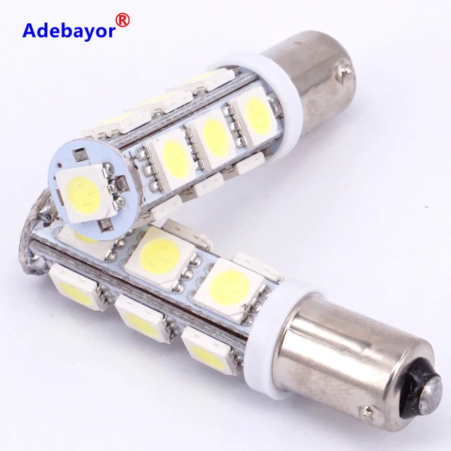 10X Авто BA9S t11 5050 led 13 SMD 6523 1895 W6W T4W свет 12V рулевой указатель поворота панель для