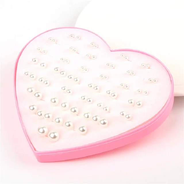 New Design 36pairs White Color Imitate Pearl Earring Stud Sets New Design 36pairs White Color Imitate Pearl Earring Stud Sets Set For Kids Child