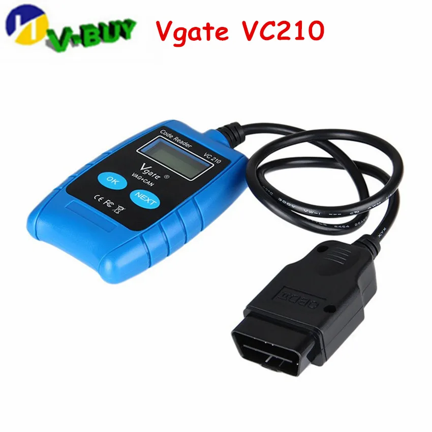 Vgate VC210 VC 210 может OBD EOBD (система бортовой диагностики авто диагностический OBD2 сканер Automotivo Escaner Automotriz Diagnostico Автомобильное устройство чтения