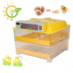 Цифровой Контроль температуры автоматический инкубатор Хэтчер 96 яйца перепелиные инкубатор птицы-инкубатор машина