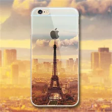 Venda quente case para iphone 5 5s 6 6 s plus caso super flexível caso TPU clara no painel traseiro coque no telefone capa shell completo