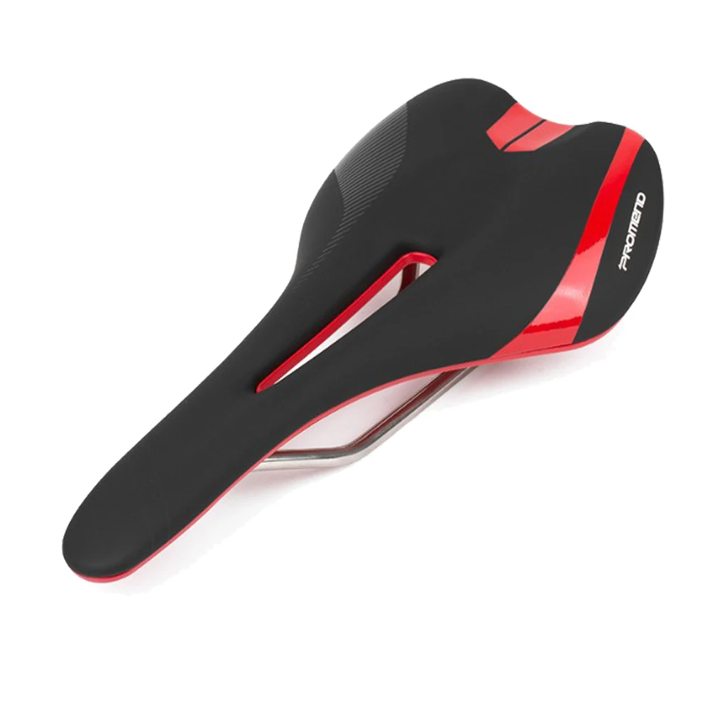 

Road MTB Mountain Bike Saddle Bicycle Soft Gel Saddle Seat Cushion Titanium Rail Riding Comfortable Breathable Hollow Parts