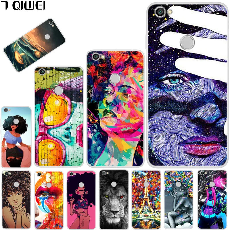 

5.5'' For Xiaomi Redmi Note 5A Prime Case TPU Soft Silicone Back Cover For Xiaomi Redmi Note 5A Prime Case 64GB 32GB Cool Girl